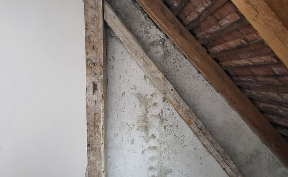 Vorher Bild Dachstuhl