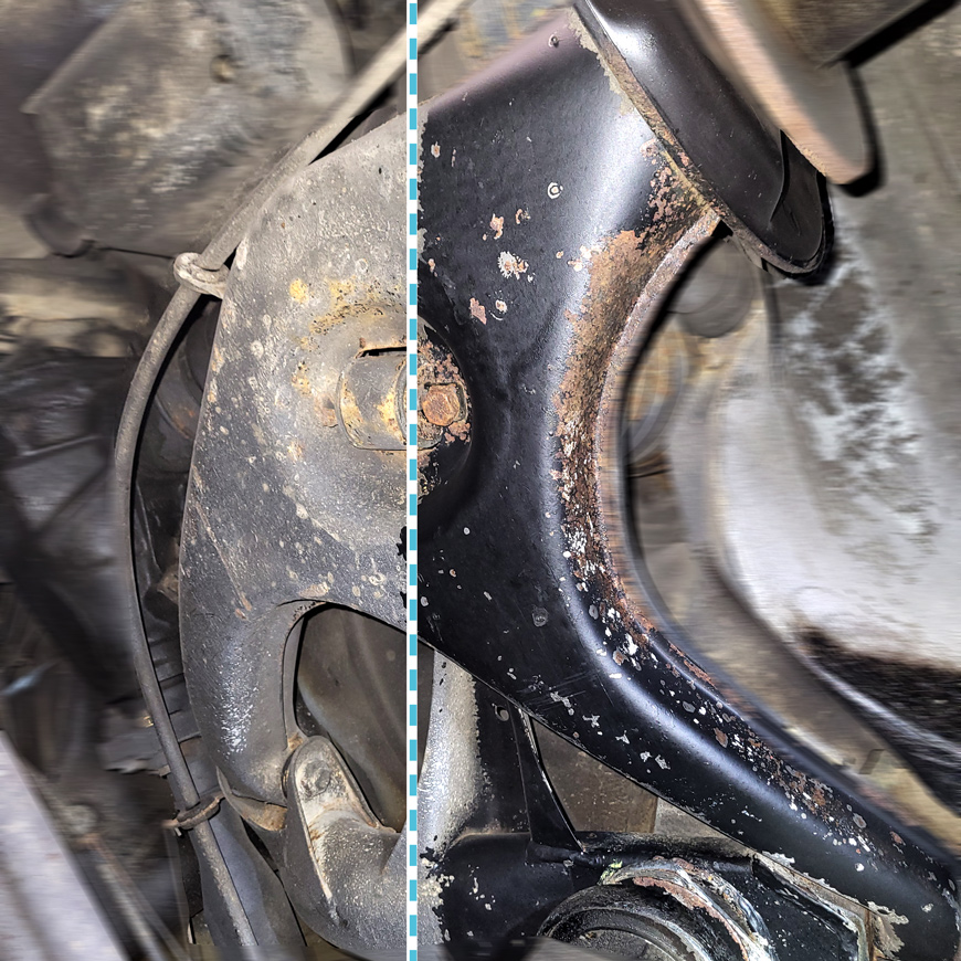 Rost entfernen Auto